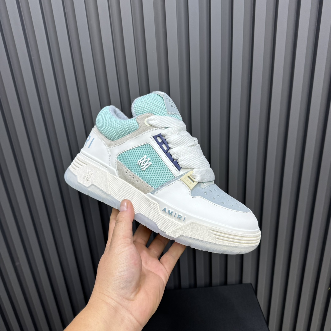 AMIRI Low-Top Sneakers White/Blue