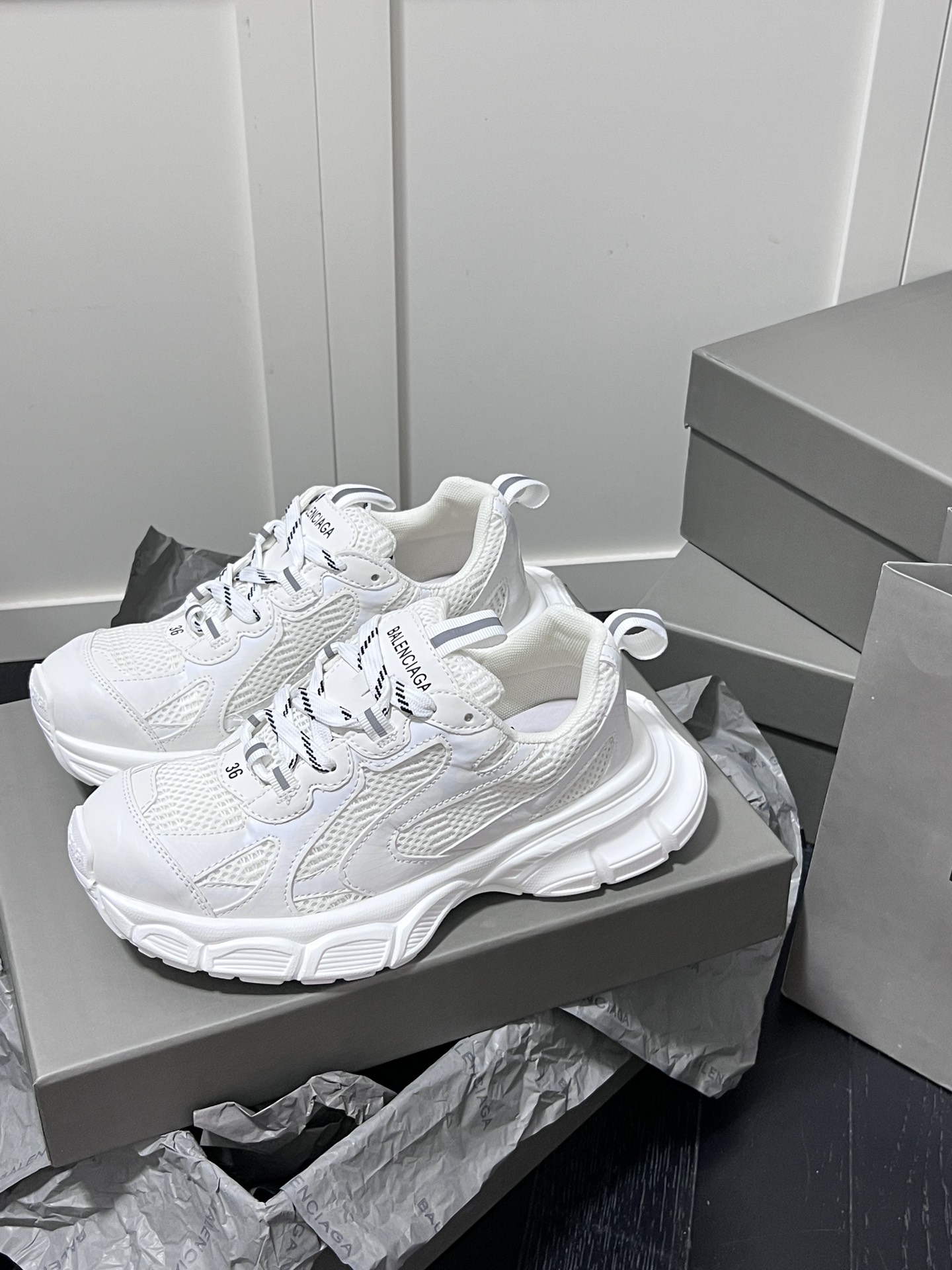 Balenciaga Chunky Sneakers White