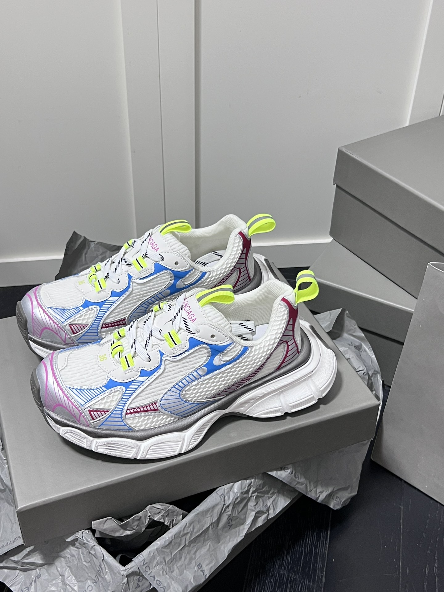 Balenciaga Triple S Dad Sneakers Multi