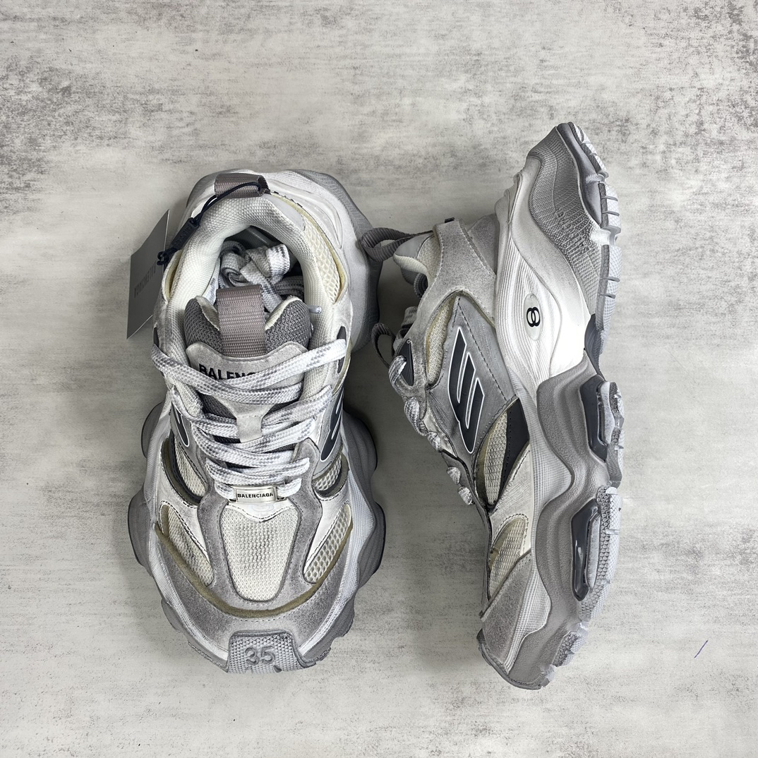 Balenciaga Cargo Runner Sneakers Gray