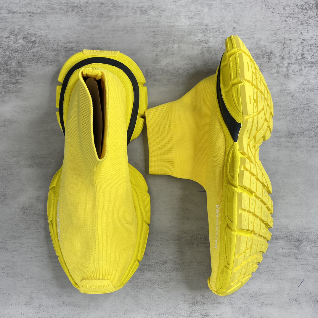 Balenciaga 3XL Sock Sneakers Yellow