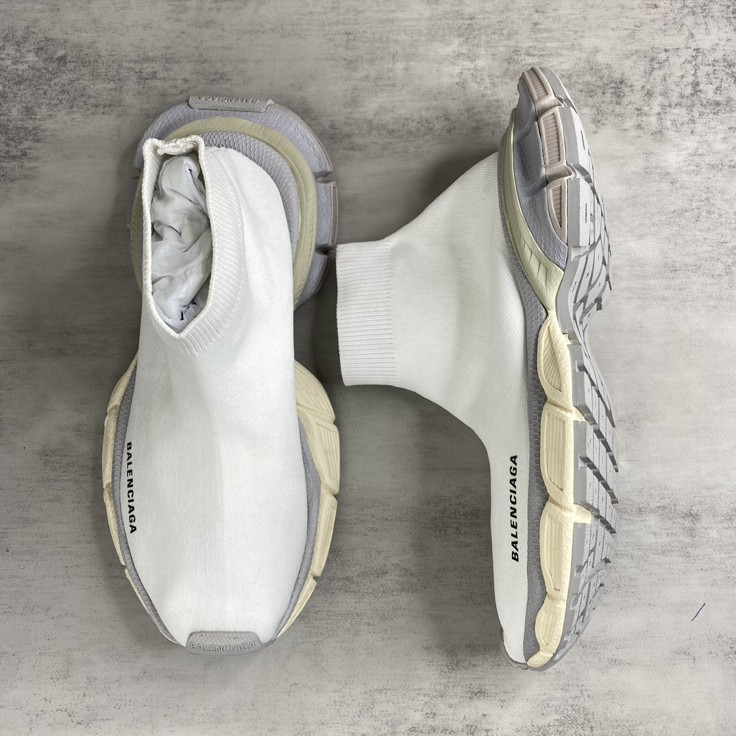 Balenciaga 3XL Sock Sneakers White