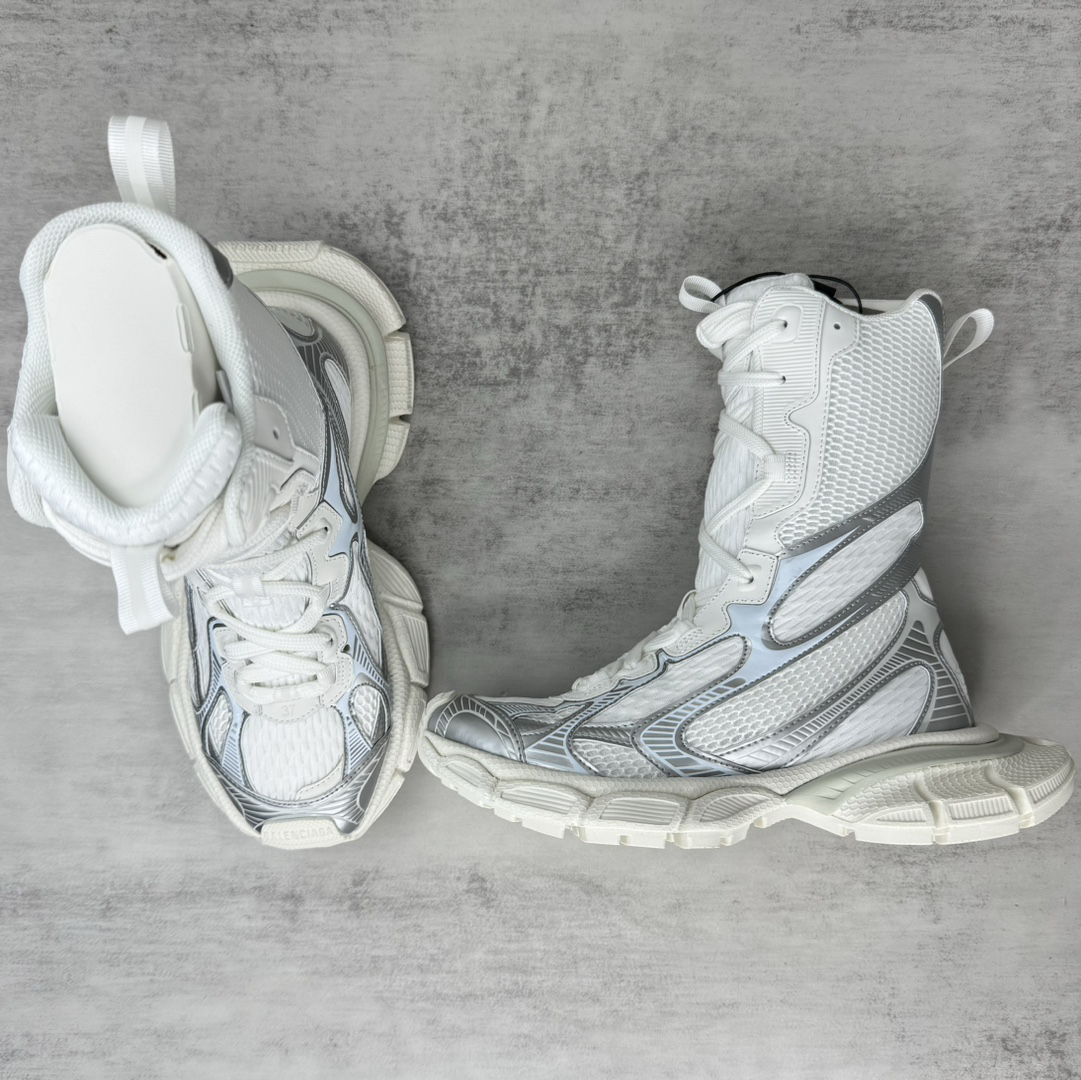 Balenciaga 5XL High-Top Sneakers White/Silver