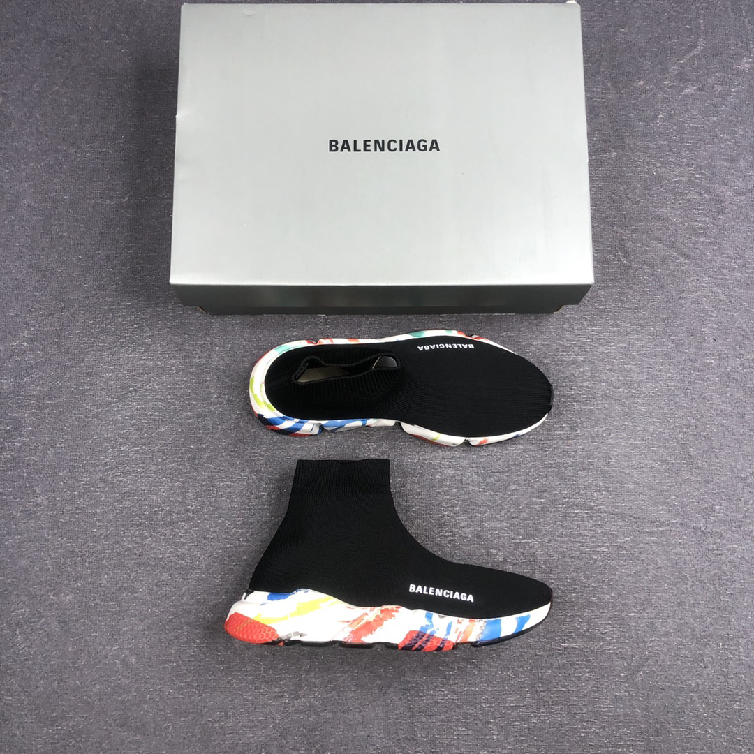 Balenciaga Speed Sock Sneakers Multi-Color