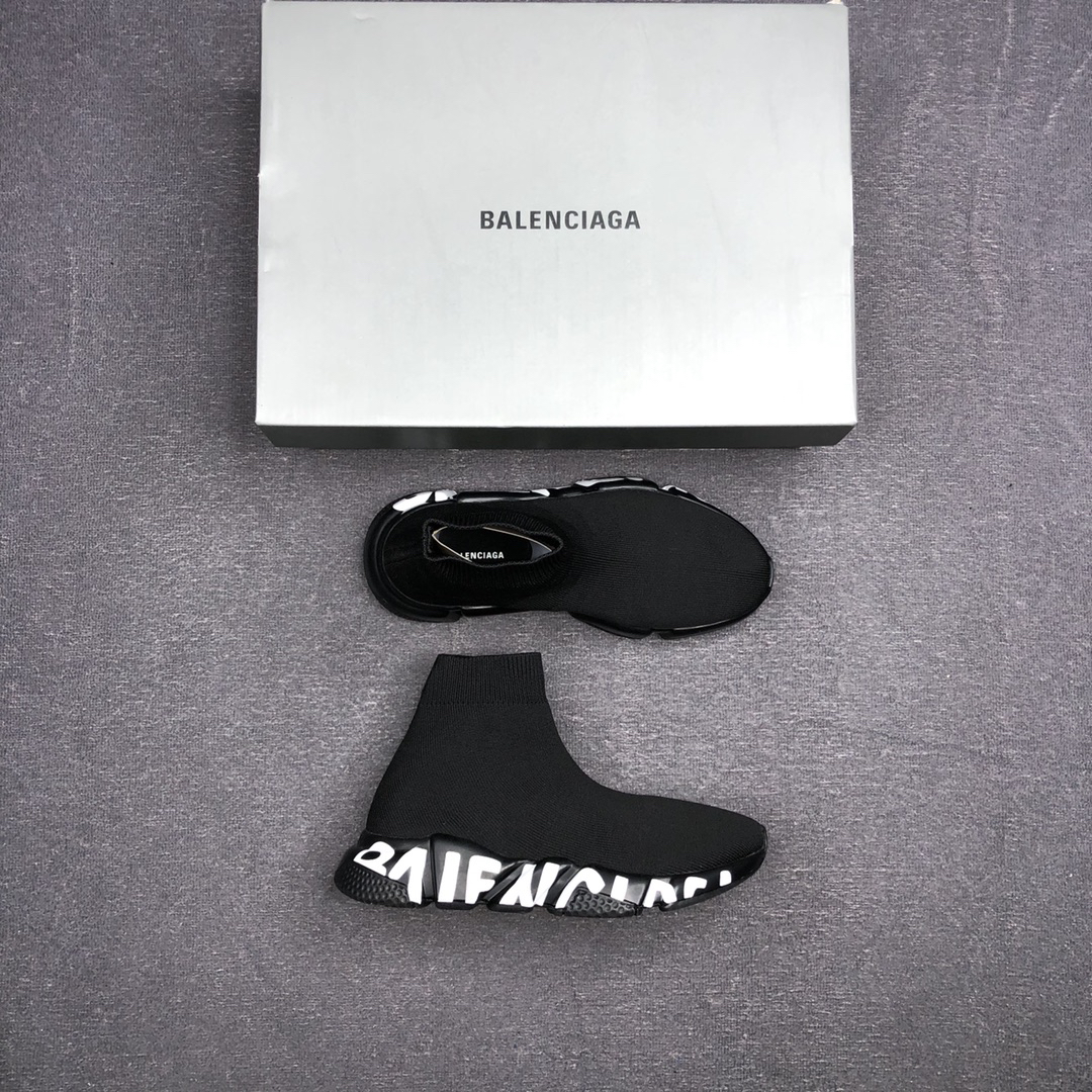 Balenciaga Speed Sock Sneakers Black