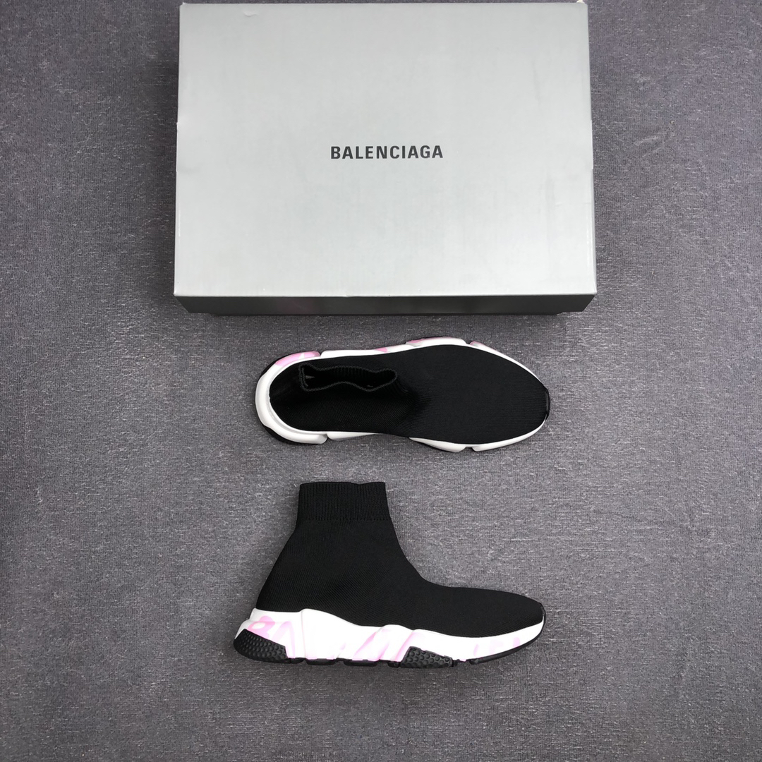 Balenciaga Speed Sock Sneakers Black