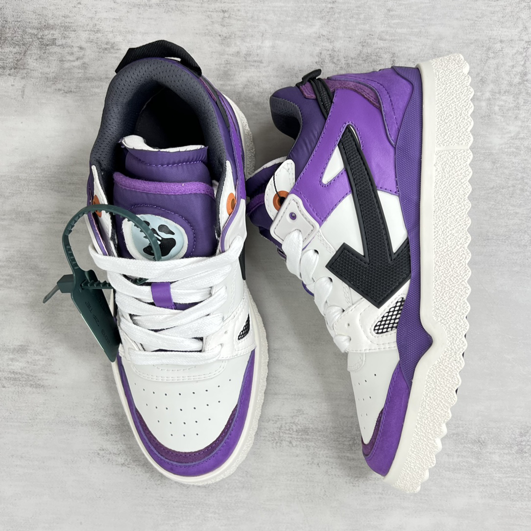 Off-White Arrow Low Sneakers Purple