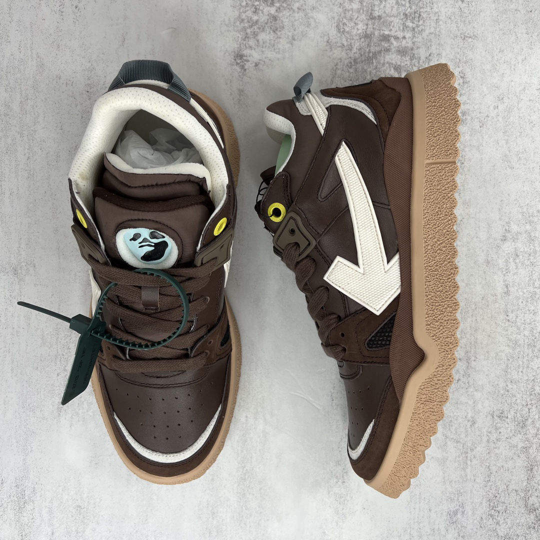 Off-White Arrow Low Sneakers Brown