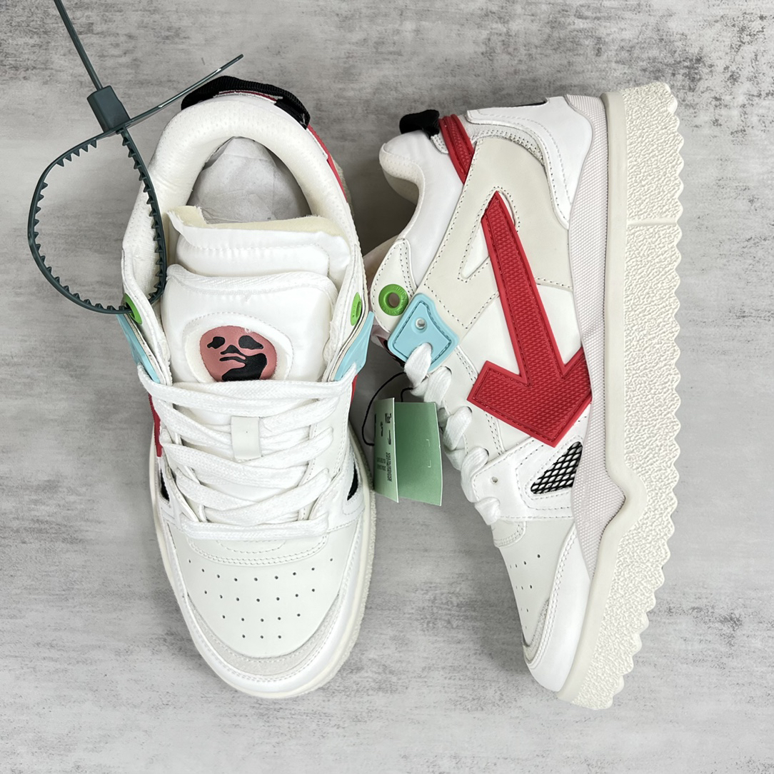 Off-White CO Arrow Sneakers White/Red
