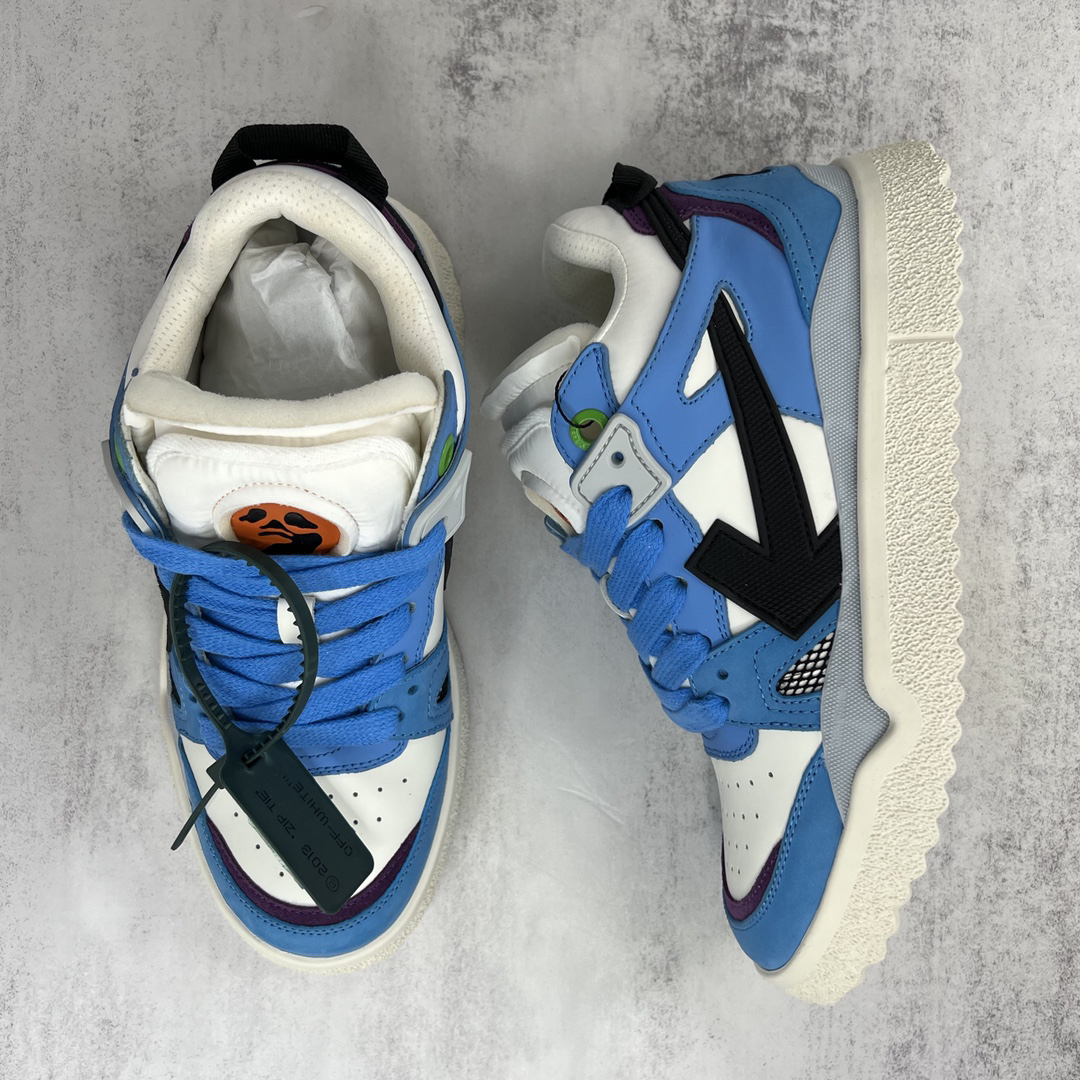 Off-White Low-Top Sneakers Blue