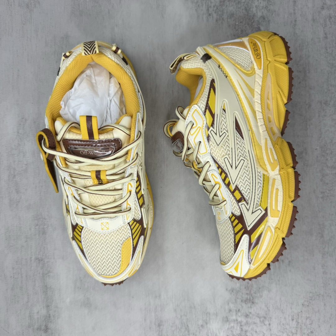 Off-White Co Virgil Abloh Sneakers Yellow