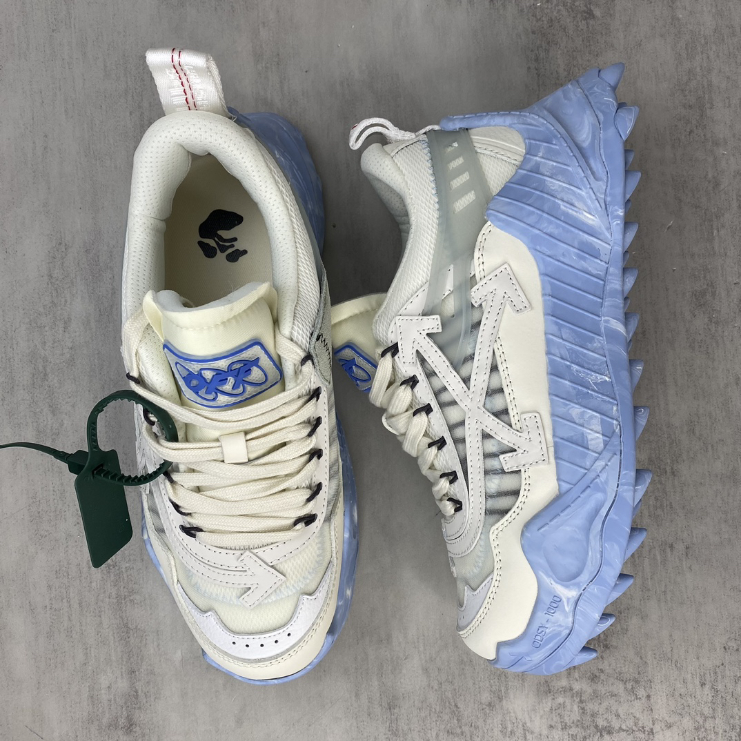 Off-White ODSY 1000 Trail Sneakers White/Blue
