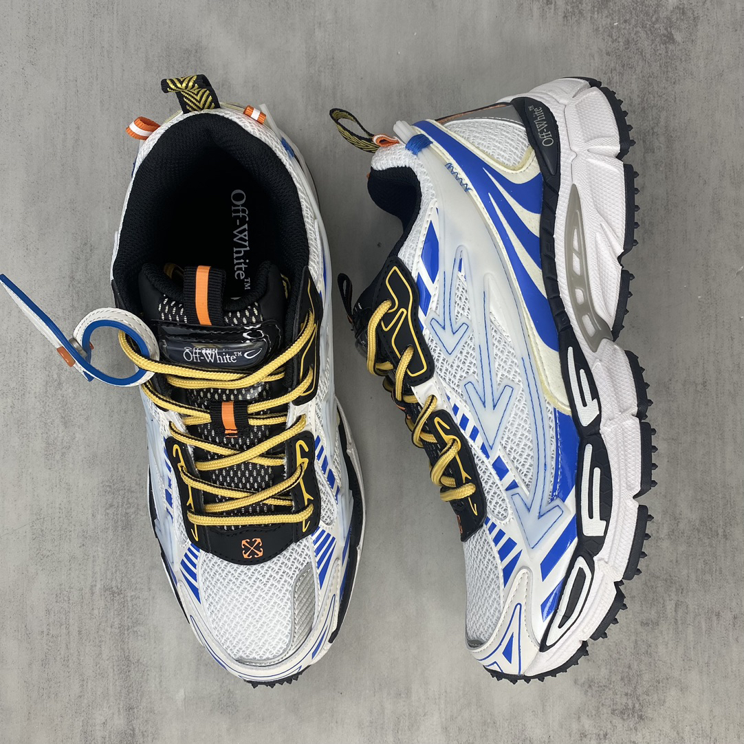 Off-White CO-V Trail Sneakers Blue/White