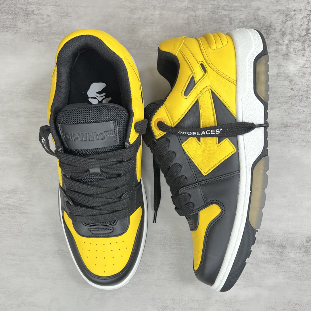 Off-White Low-Top Sneakers Black/Yellow