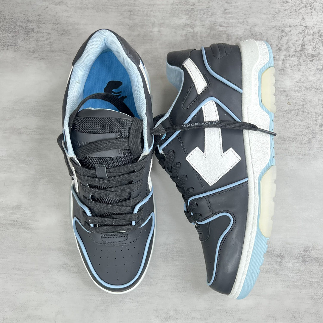 Off-White Low-Top Sneakers Black/Blue