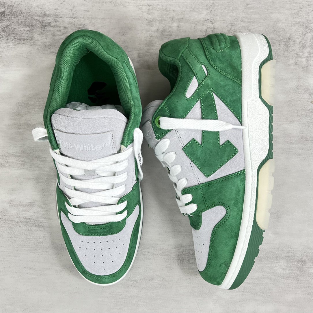 Off-White Low-Top Sneakers Green