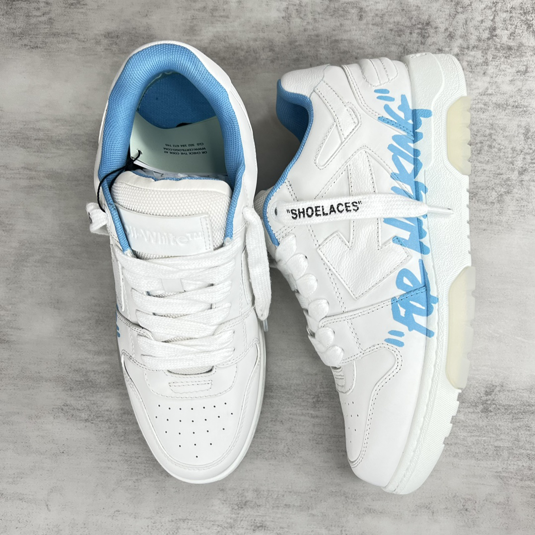 Off-White Low-Top Sneakers White/Blue