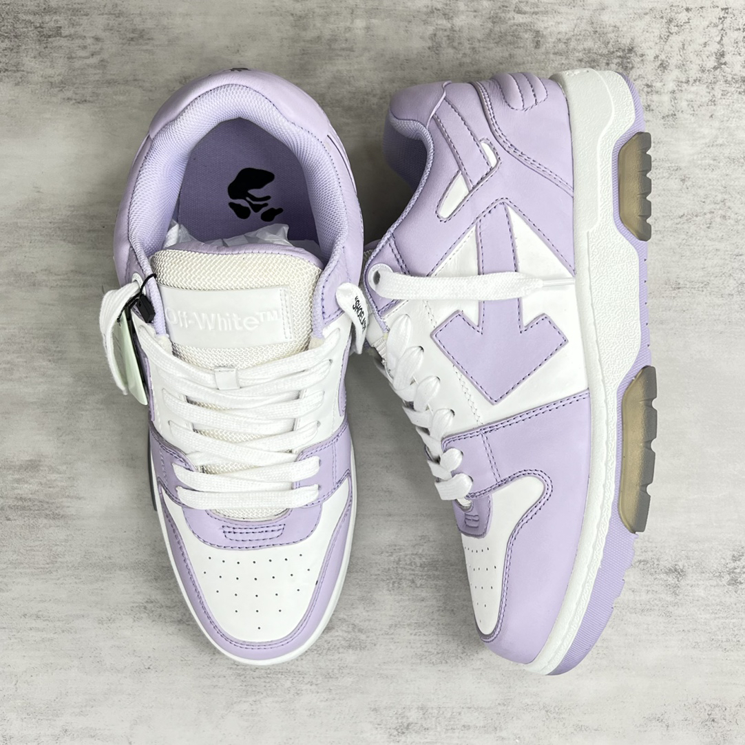 Off-White Low-Top Sneakers Purple