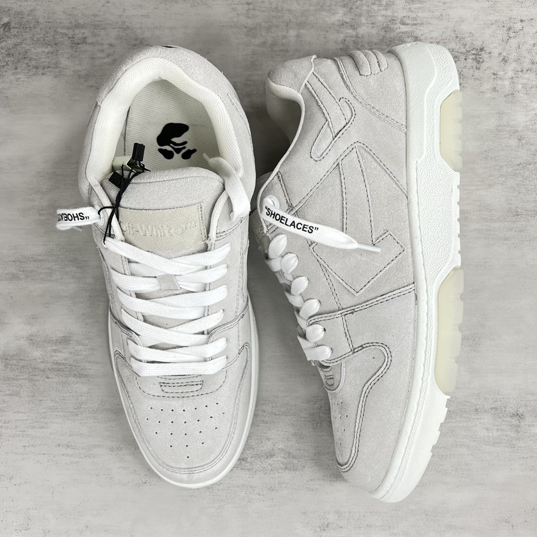 Off-White Low-Top Sneakers Gray