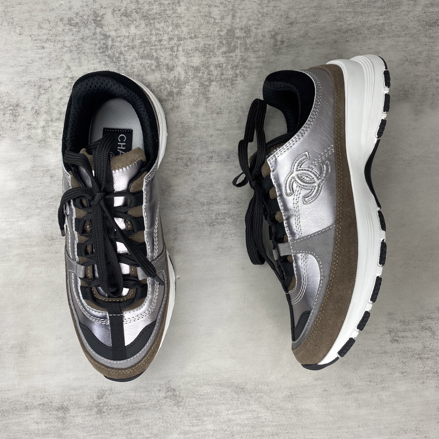 Chanel Sport Sneakers Silver
