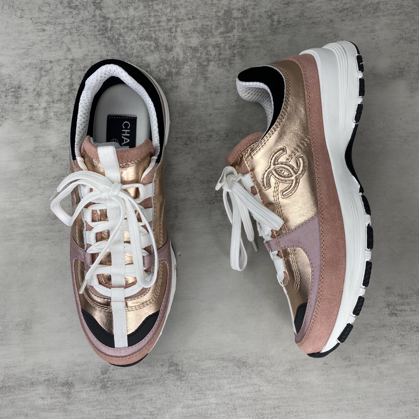 Chanel Sport Sneakers Rose Gold/Pink