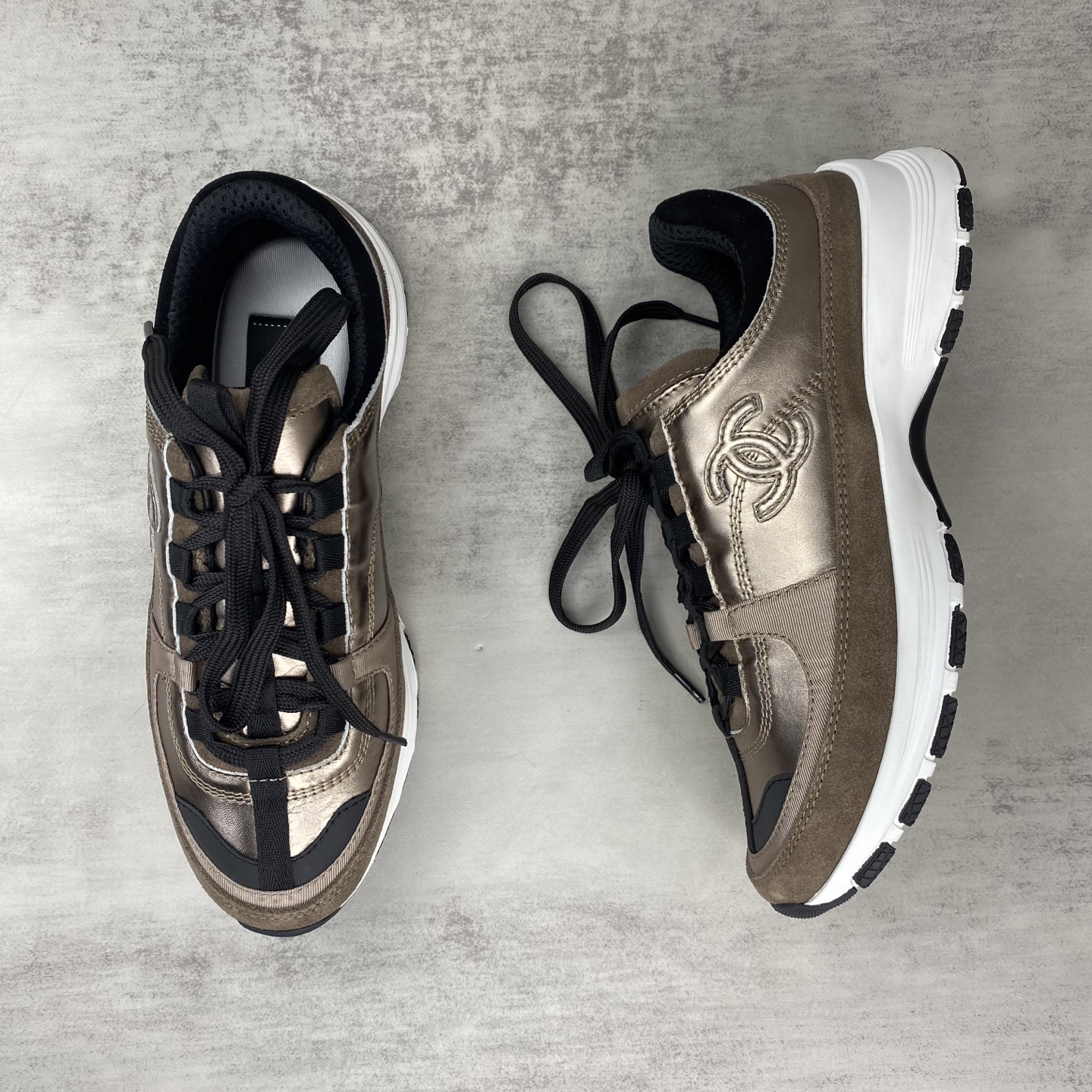 Chanel Chunky Sneakers Bronze
