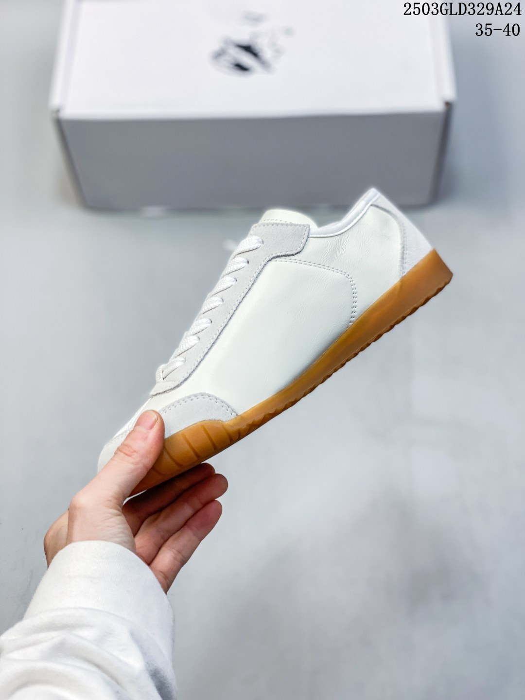 Chanel Lace-Up Trainer Sneakers White