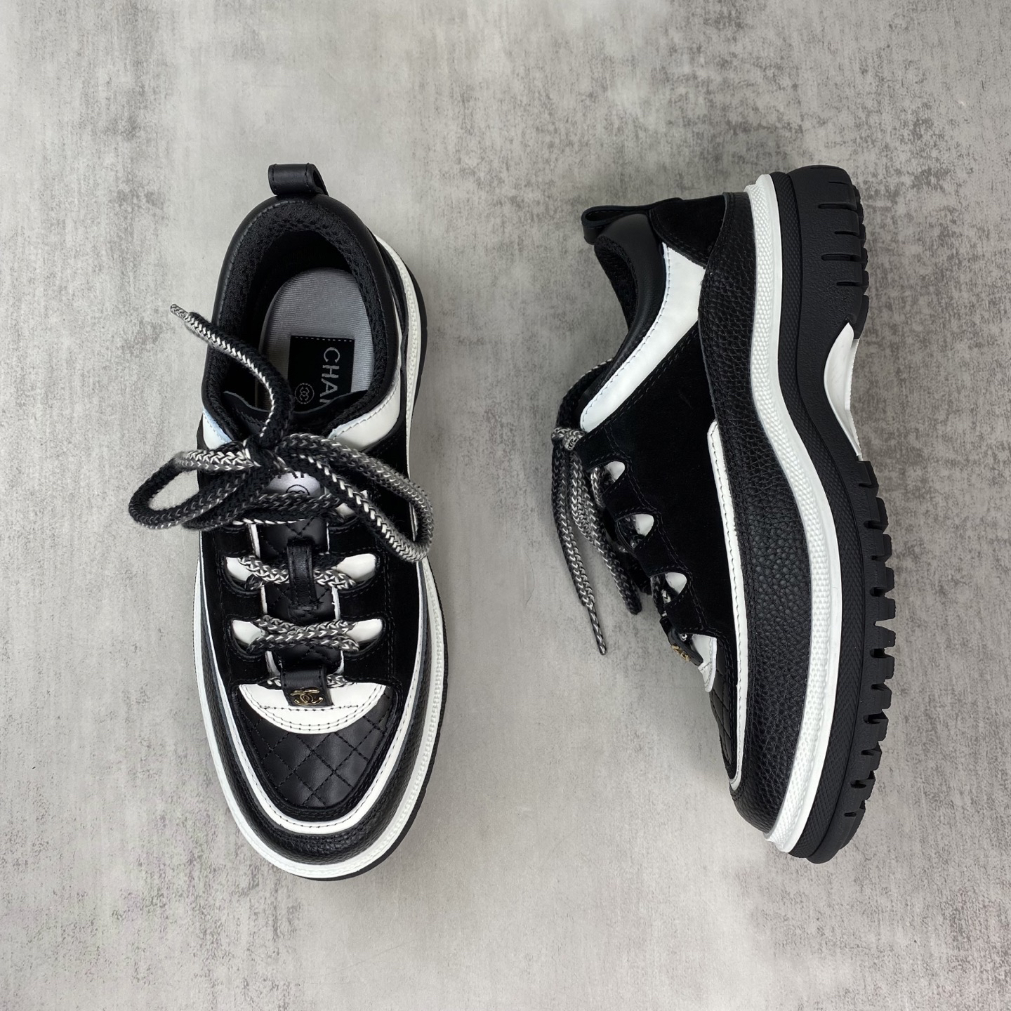 Chanel Panda Low Sneakers Black/White
