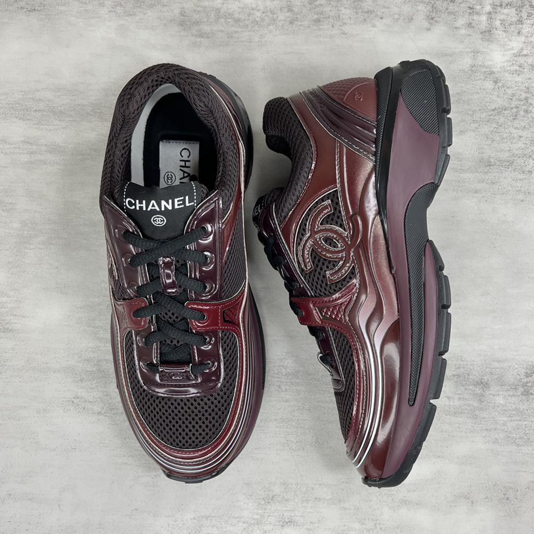 Chanel Resort Sport Sneakers Burgundy