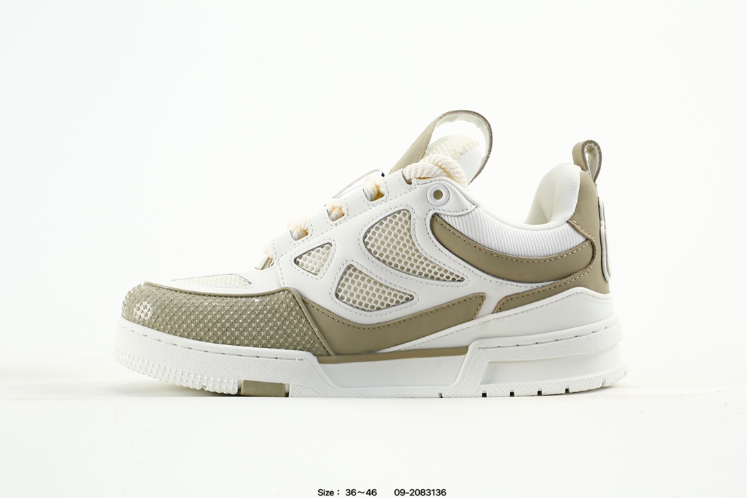 Louis Vuitton Trainer Low Sneakers Khaki