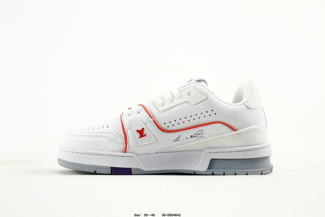 Louis Vuitton Trainer Low Sneaker White