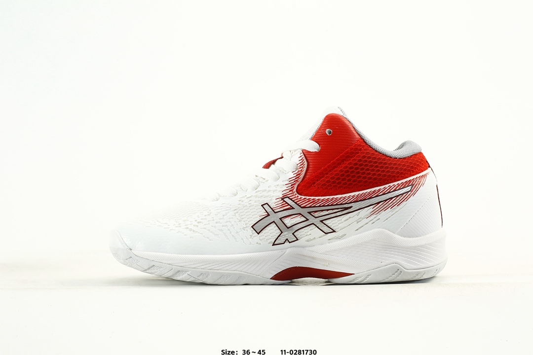 Asics V-SWIFT FF MT 4 Volleyball Shoes White/Red