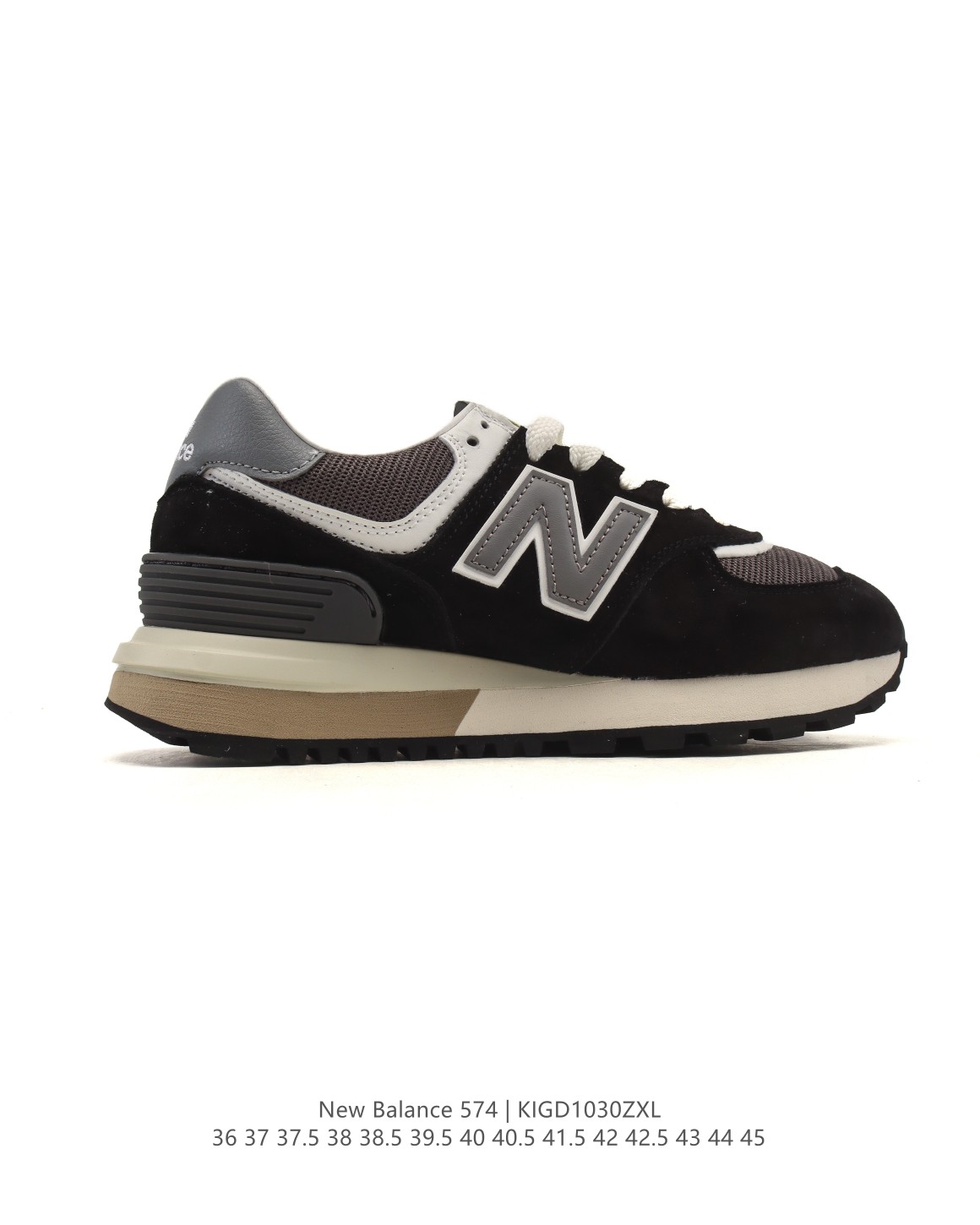 New Balance 574 Retro Sneakers Black/Gray