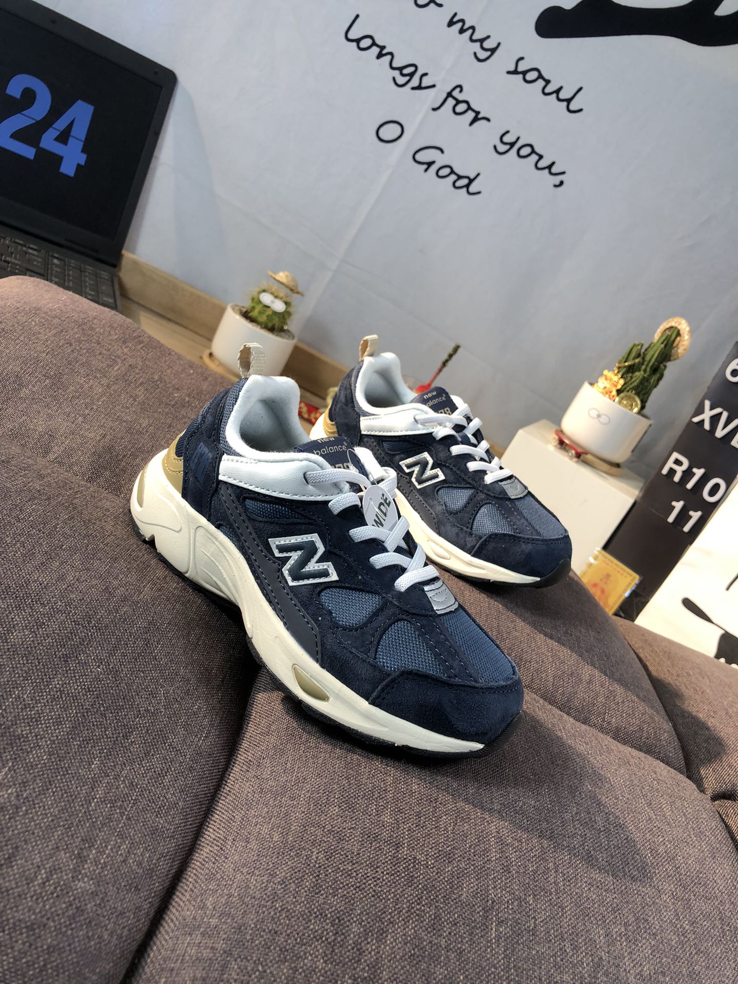 New Balance 878 Kids Sneakers Navy
