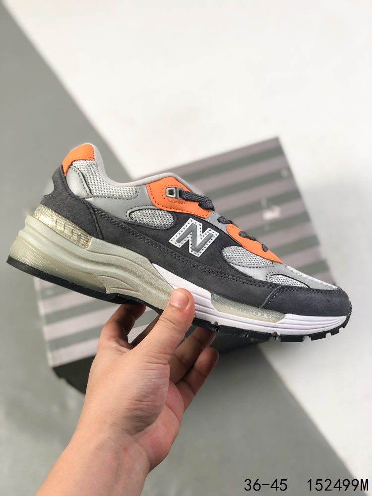 New Balance 992 Retro Runner Grey/Orange