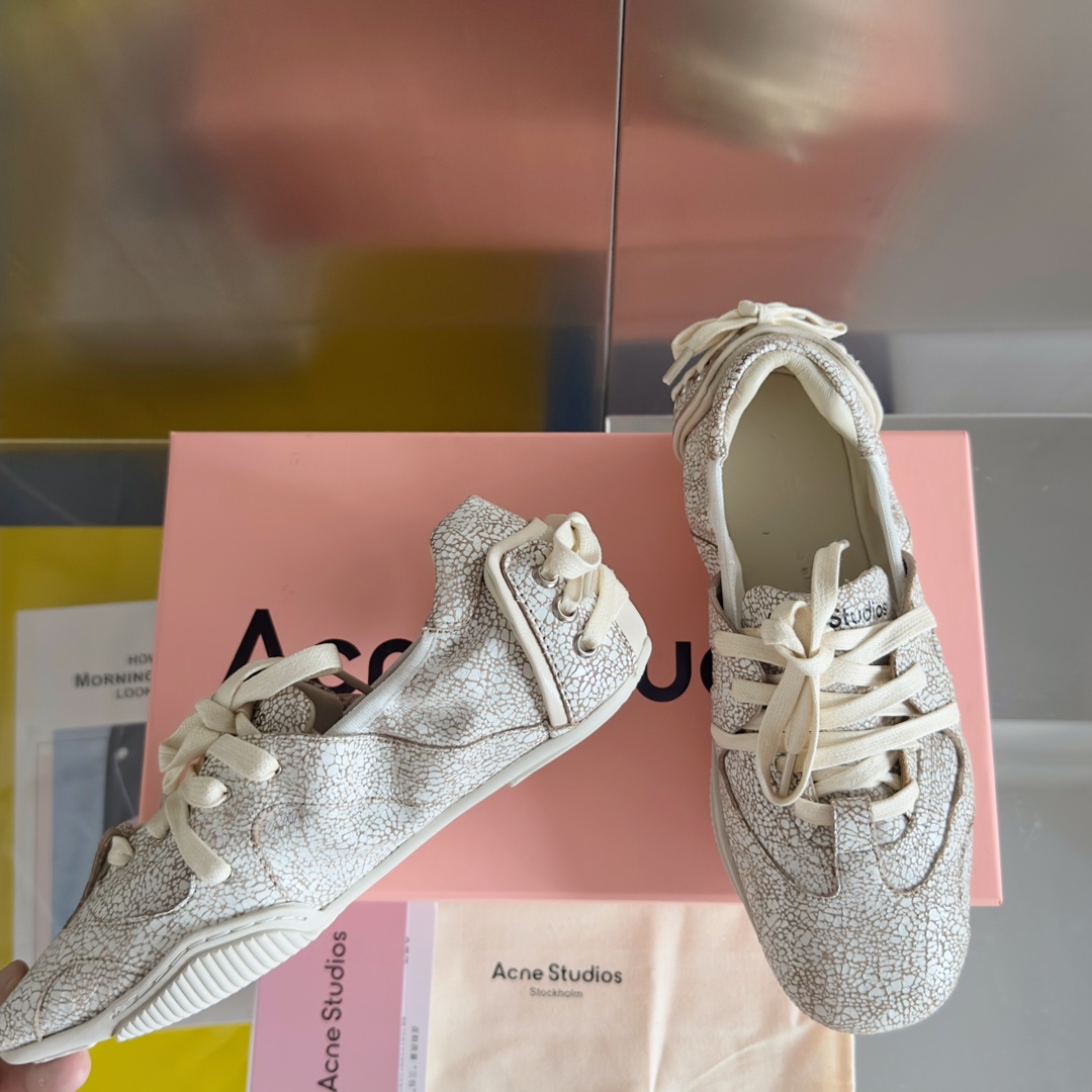 Acne Studios Denim Ballet Sneakers White