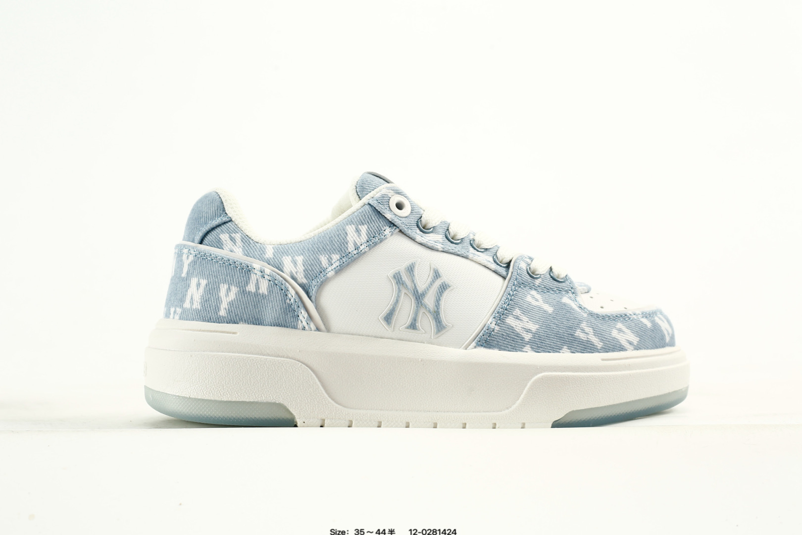 MLB Chunky Liner Denim Sneakers Multicolor