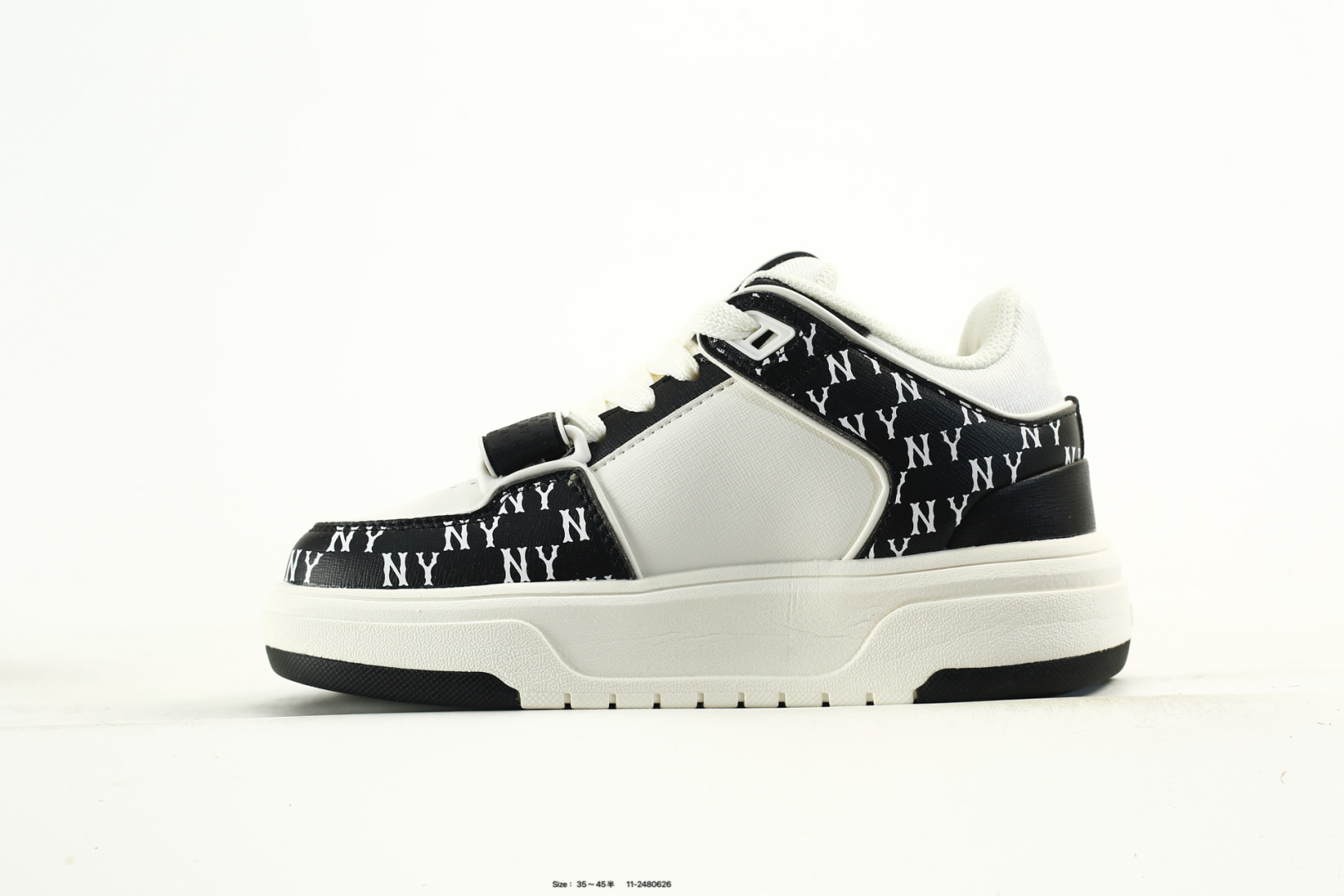 MLB NY Yankees Chunky Liner Sneakers Black/White