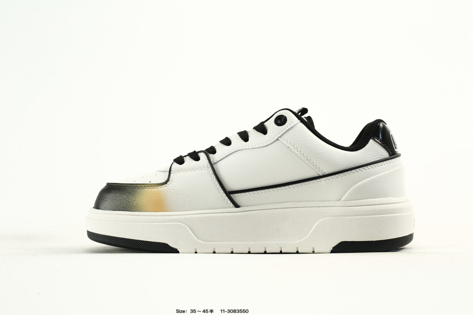 MLB Chunky Liner PU Sneakers White/Black/Gold