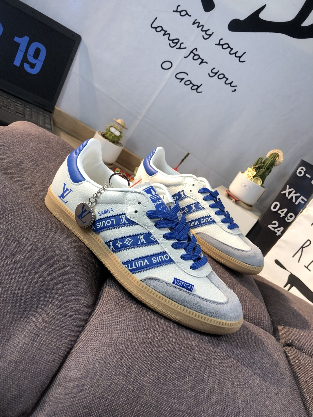 Adidas Samba OG Low Sneakers White/Blue