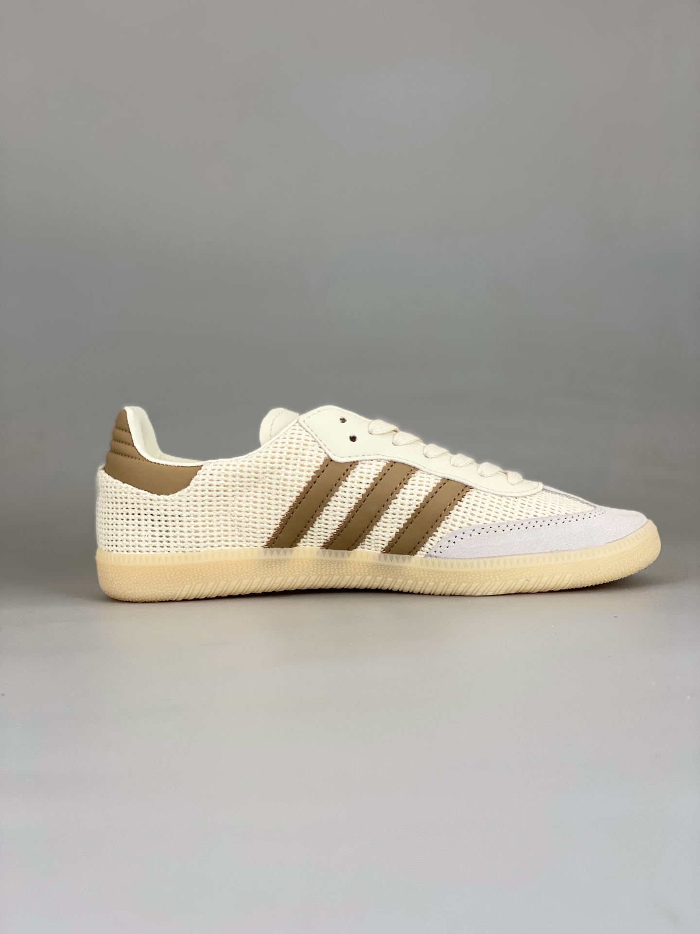 Adidas Samba OG Mesh Sneakers White/Tan