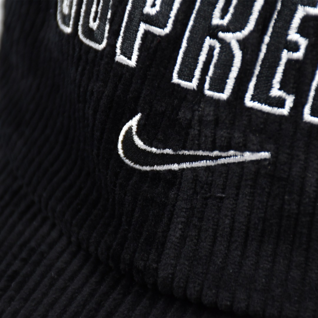 Nike x Supreme Corduroy 6-Panel Cap Black