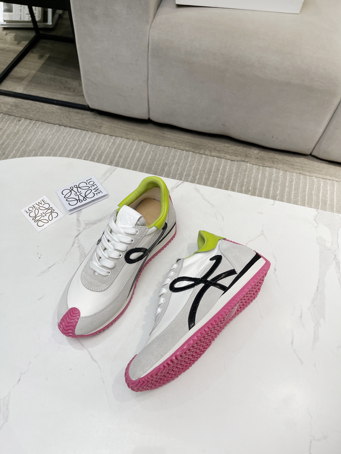 Loewe Wedge Trainers Sneakers Multicolor