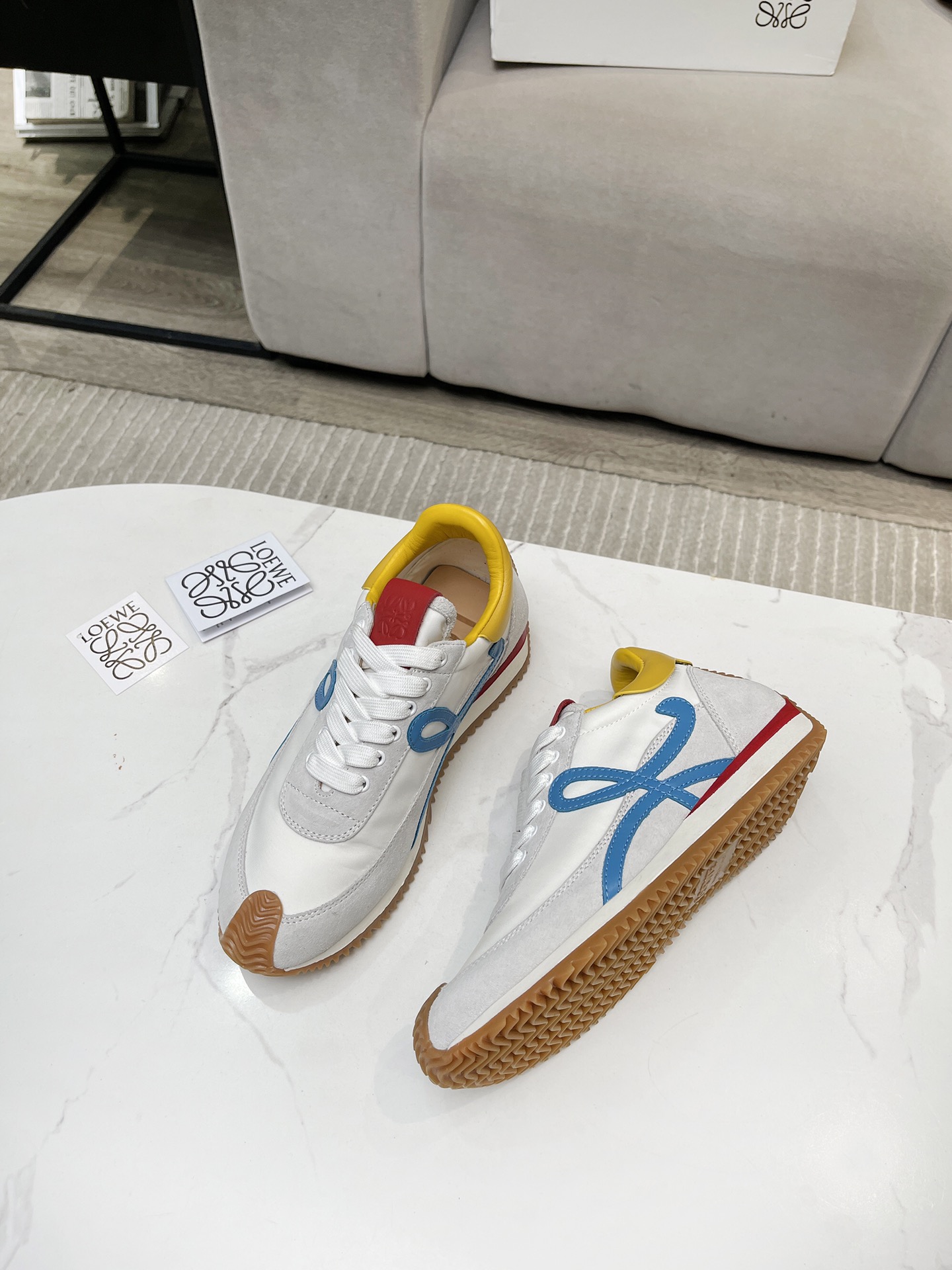 Loewe Hidden Wedge Retro Sneakers Multicolor