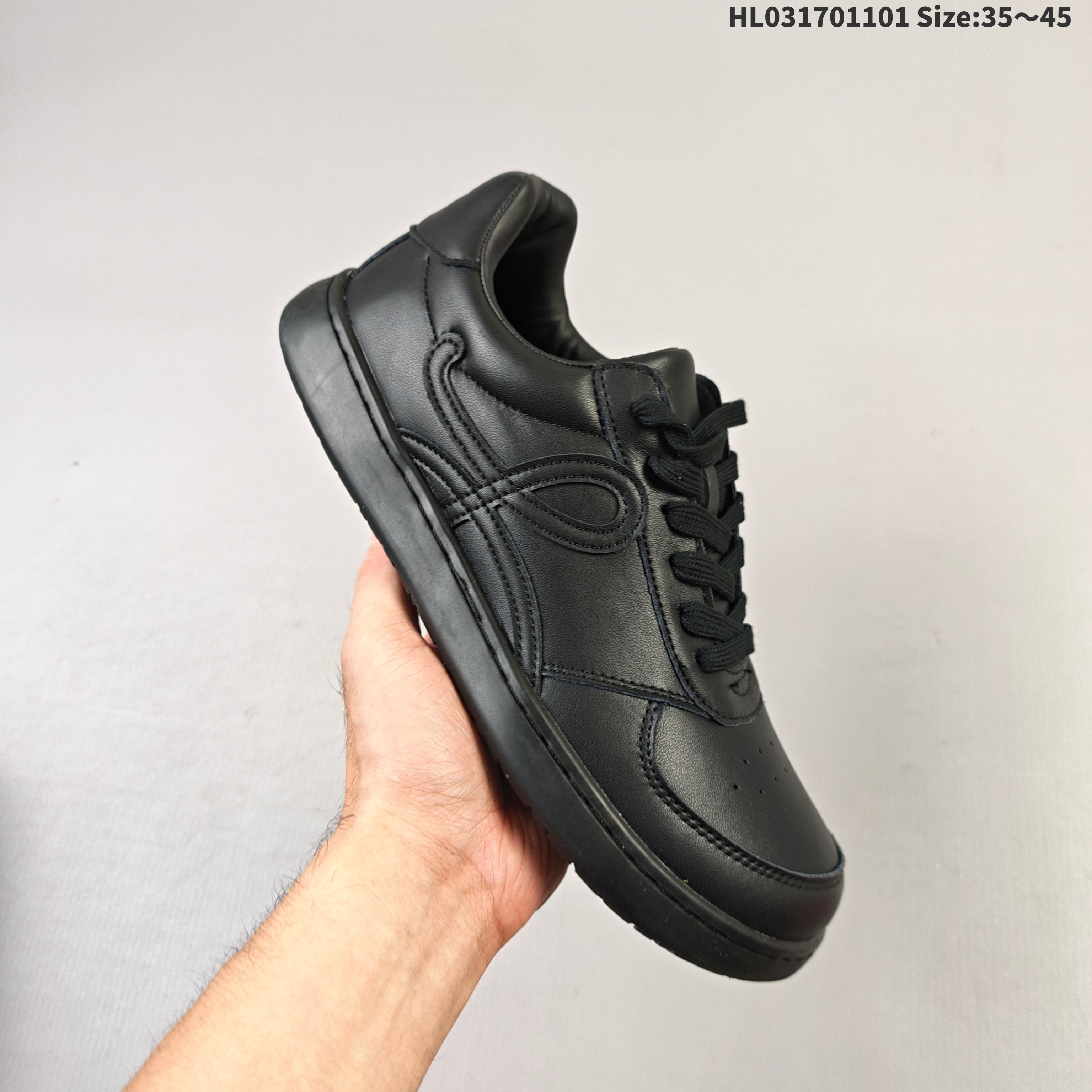 Loewe Jambo Leather Low-Top Sneakers Multicolor