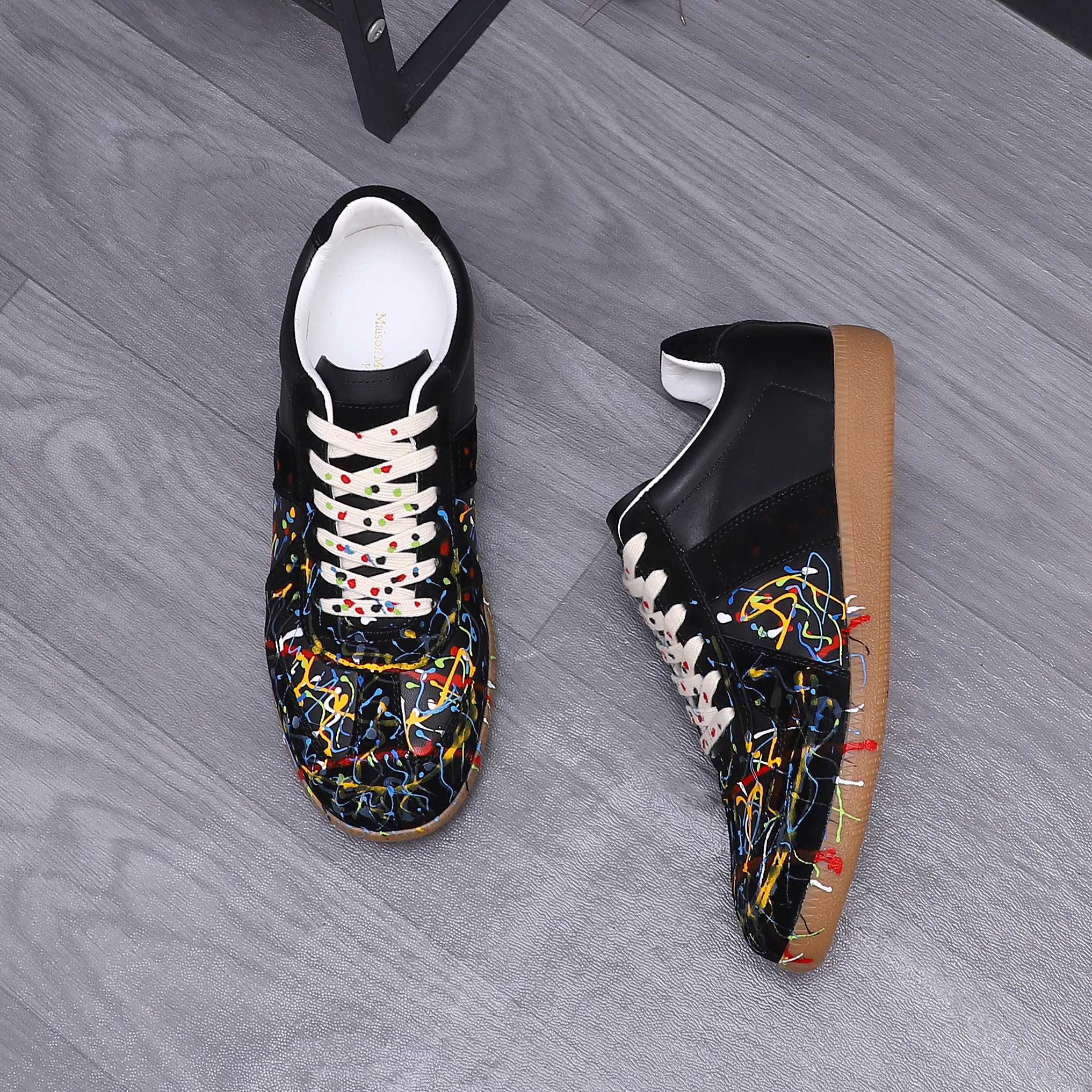 Maison Margiela Paint Splash Sneakers Multi-Color