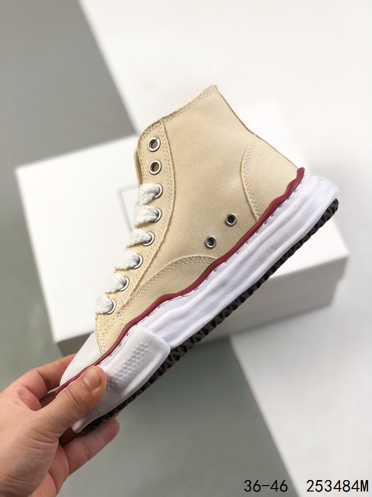 Maison Mihara MMY Canvas High-Top Sneakers Multicolor