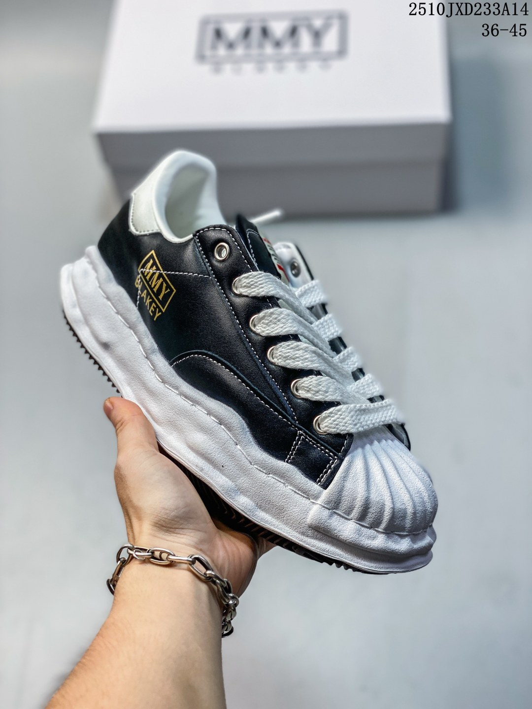 Maison Mihara Yasuhiro MMY Original Sole Low Sneakers Black/White
