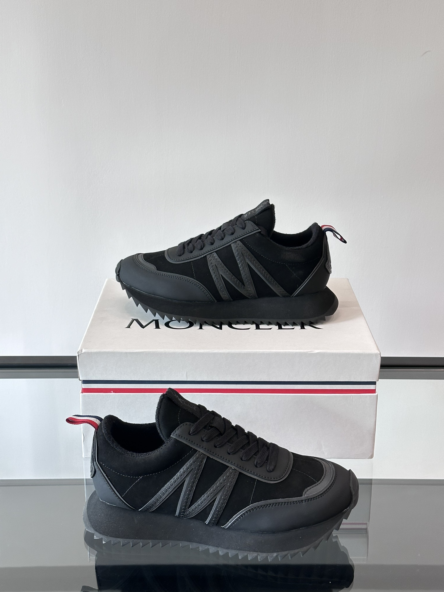 Moncler Pacey Chunky Sneakers Black