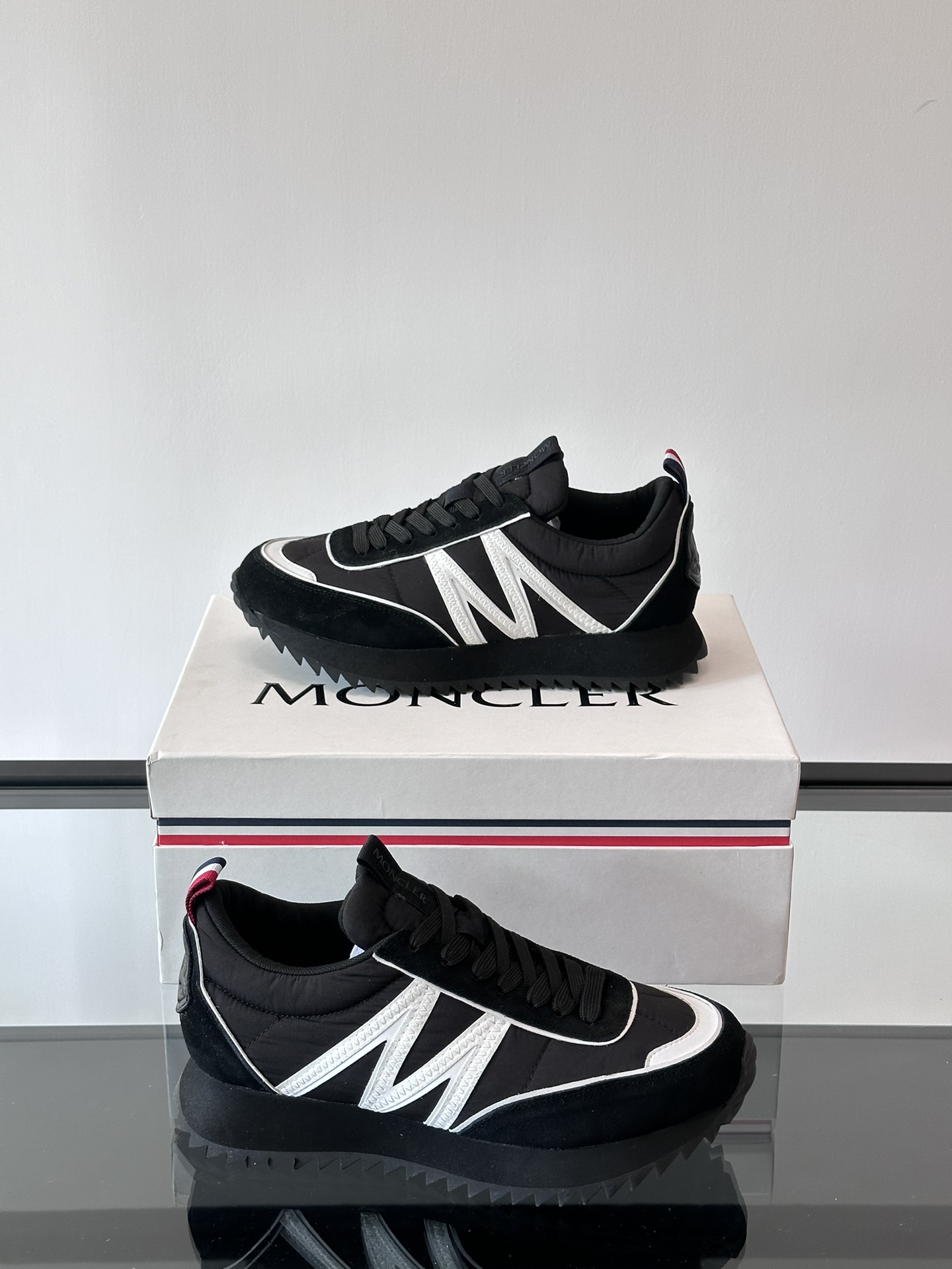Moncler Pacey Chunky Sneakers Black